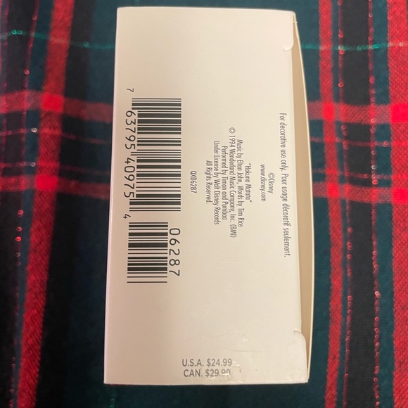 NIB 2019 Hallmark Keepsake Xmas Ornament “Disney The Lion King” 25th Anniversary - Picture 5 of 7